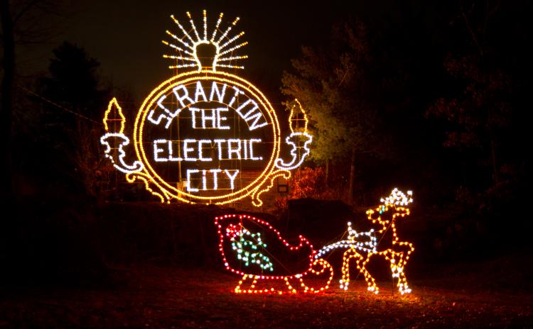 The Electric City display at our own Nay Aug Park! 